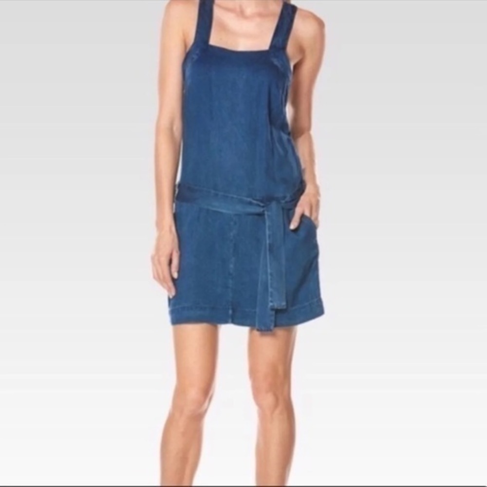 Paige Chambray mini dress
